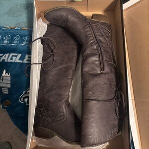 Kensie Brown Riding Boots